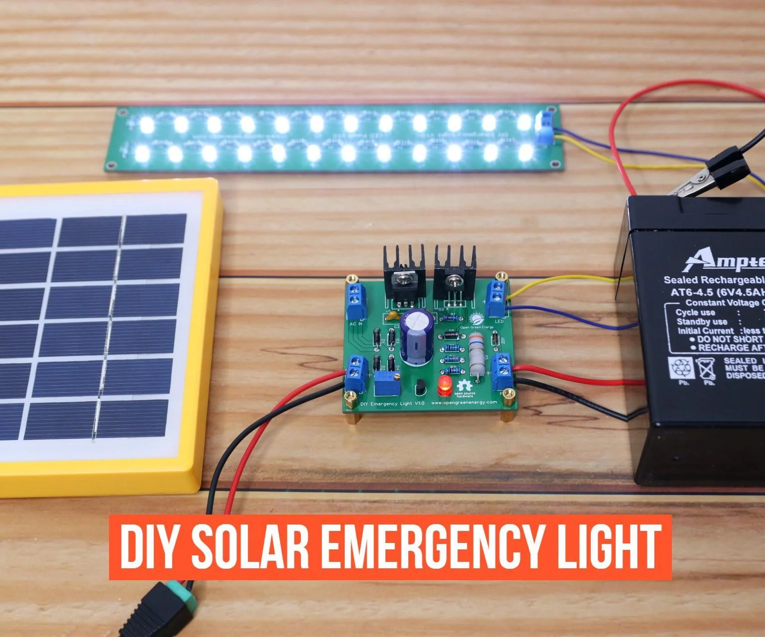 Solar-Powered Emergency Light